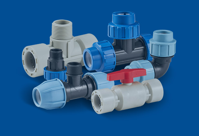 PP compression fitting