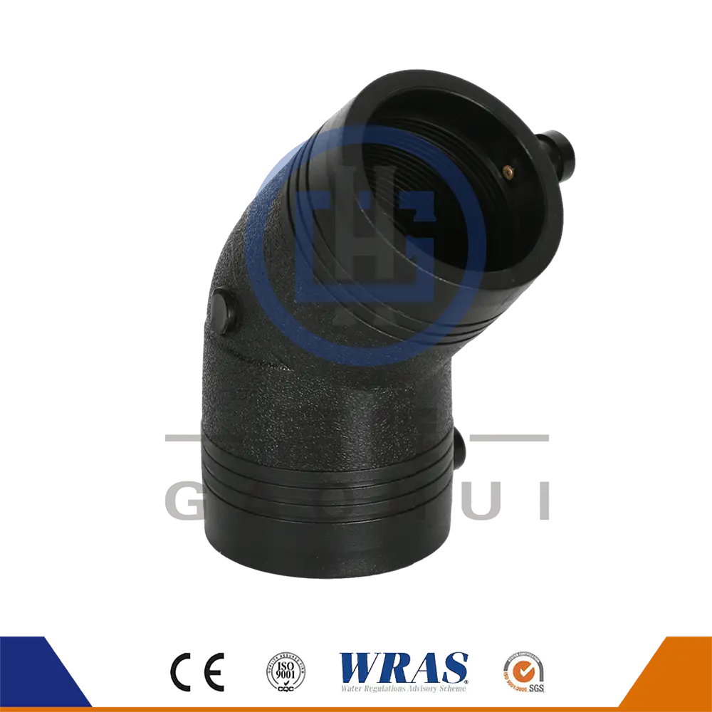 Natugunan ang mga hamon ng malupit na kapaligiran: Ang mga bentahe ng sealing ng HDPE na hinubog ang electro fusion 45 degree siko liko