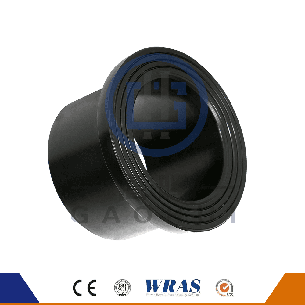 HDPE Molded Butt Fusion Flange Stub End para sa Water Pipe