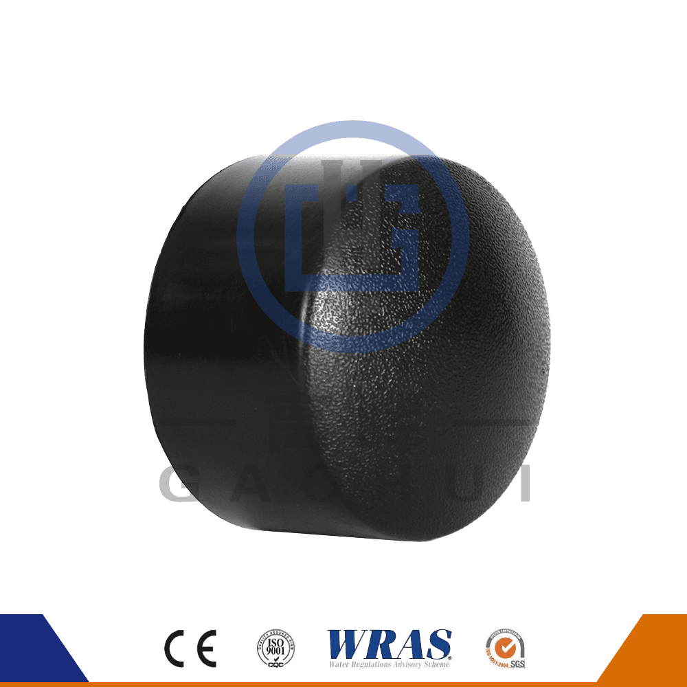 HDPE Molded Butt Fusion End Cap Para sa Water Supply Sewage Transfer Draining